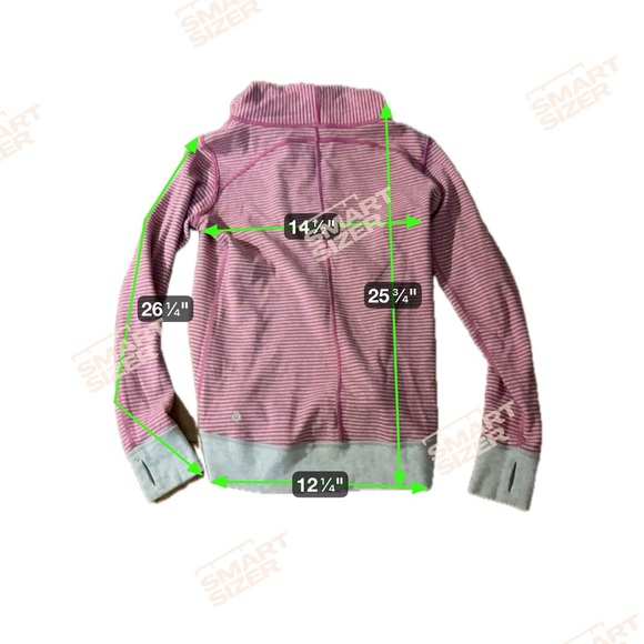 Lululemon in a Cinch REVERSAE Gray Quarter-Zip Pullover Cowl with Pink Accents - Picture 7 of 9